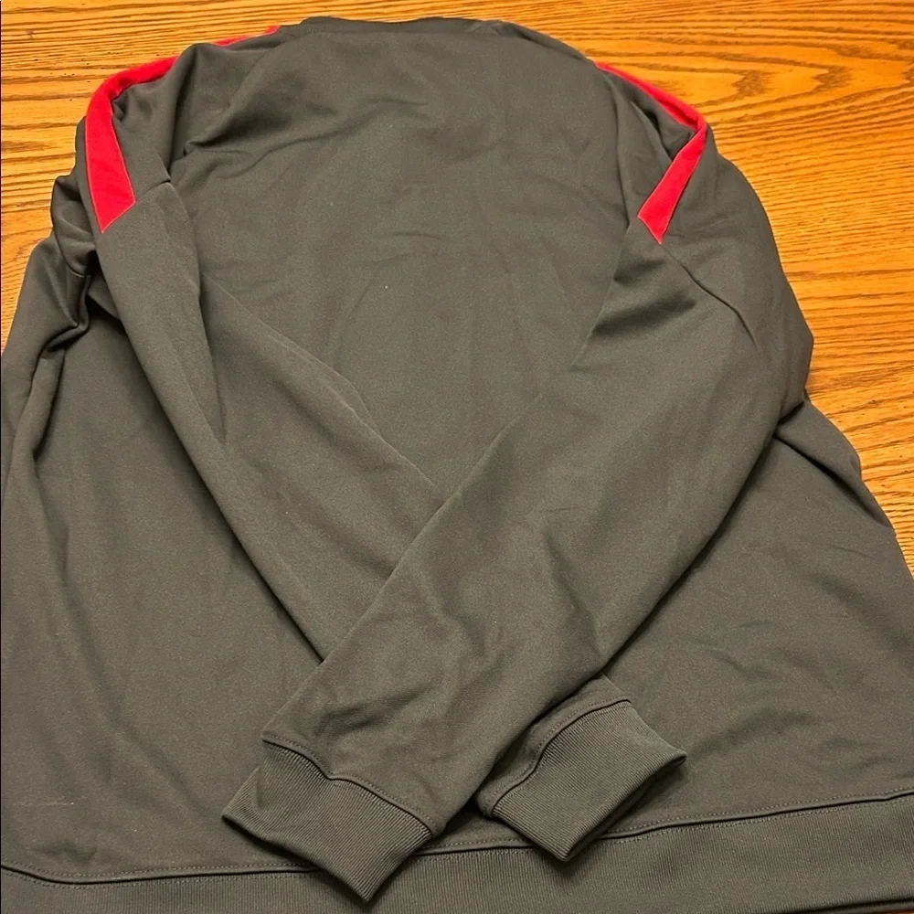 Nike Men's Black and Red Varsity Jacket/8